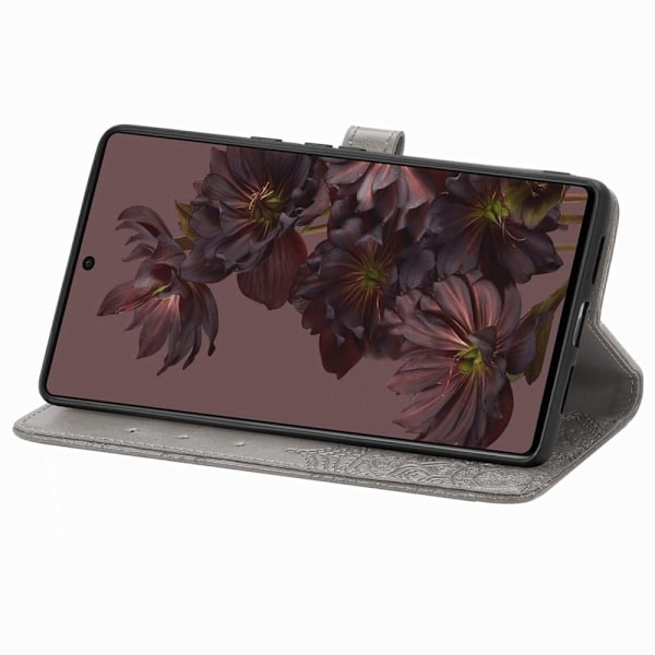 Mandala Google Pixel 7 Flip Etui - Grå Silver grey