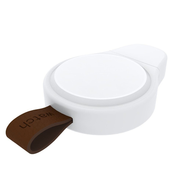 A-02 USB trådlös laddningsdocka för din Samsung-klocka - Vit Vit