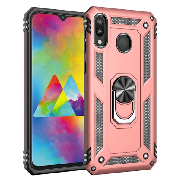 Bofink Combat Samsung Galaxy M20 cover - Rødguld Pink