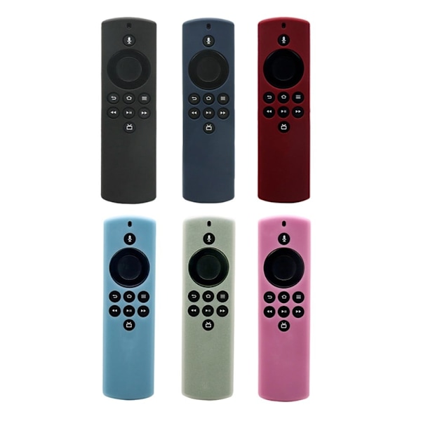 2-i-1 Amazon Fire TV Stick Lite / AirTag silikoneovertræk - Marine Blå Blue