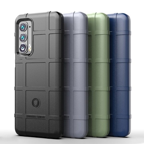 Rugged Shield Etui Motorola Edge (2021) - Svart Black