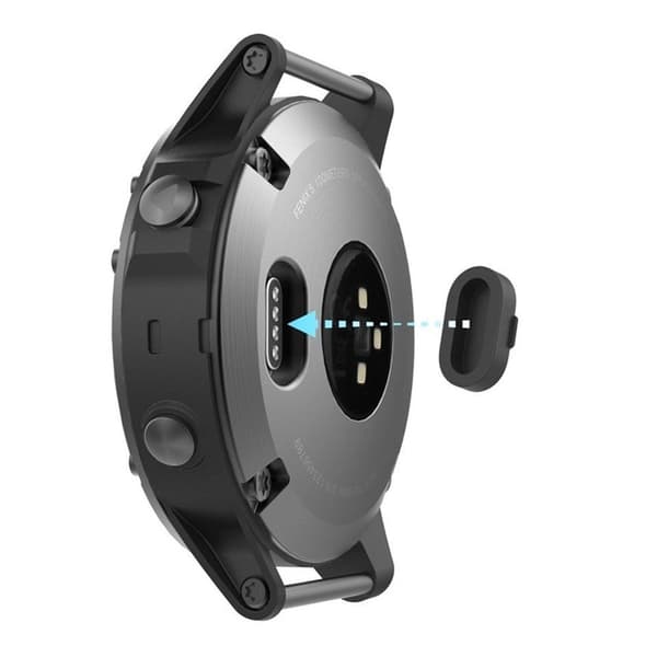10Scratch Resistants Garmin Watch Charging Port Dust Plugs Silicone Protective Covers - Green Grön