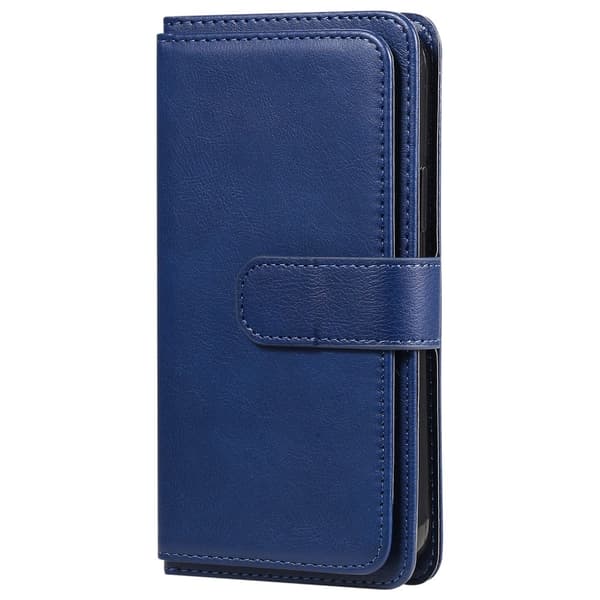 10-slot Lommebok Etui til Samsung Galaxy S23 Fe - Blå Blue