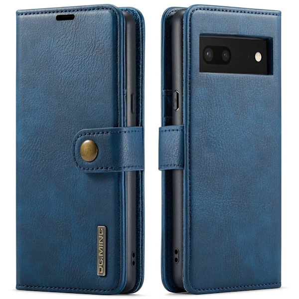 DG.Ming Google Pixel 7 2-in-1 Lommebok Etui - Blå Blue