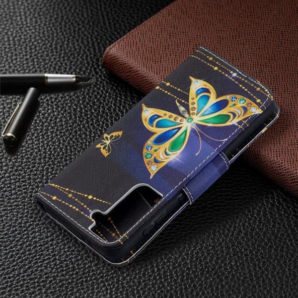 Wonderland Samsung Galaxy S21 Flip Case - Perhonen Multicolor