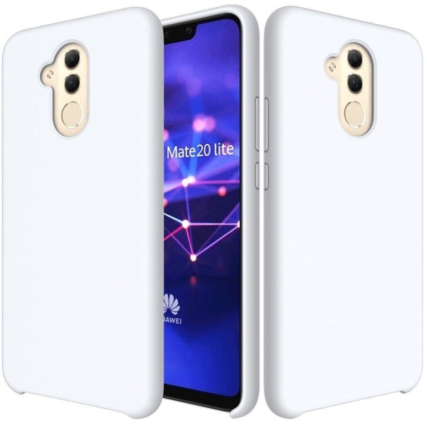 Huawei Mate 20 Lite Mjukplast fodral - Vit Vit