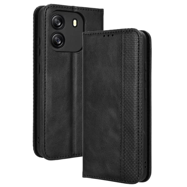 Bofink Vintage Blackview Wave 6C nahkakotelo - Musta Black