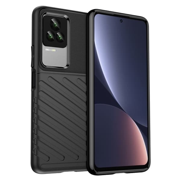 Thunder Xiaomi Redmi K50 / Xiaomi Redmi K50 Pro kotelot - Musta Black