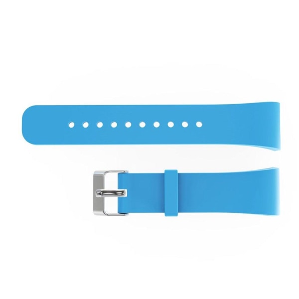 Samsung Gear Fit2 Pro Enkelt silikon klockband - Ljus blå Blå