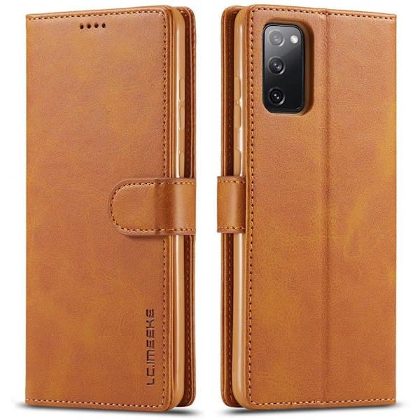 LC.IMEEKE Samsung Galaxy M52 5G flip etui - Brun Brown
