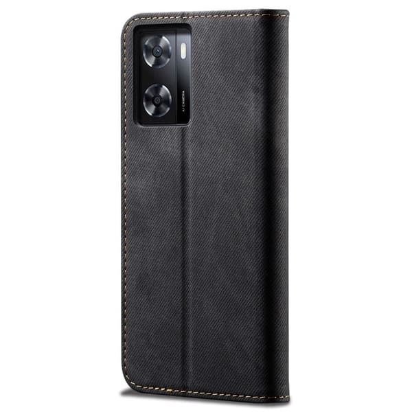 Jeans Realme And Oppo Phone Läppäkotelo - Musta Black