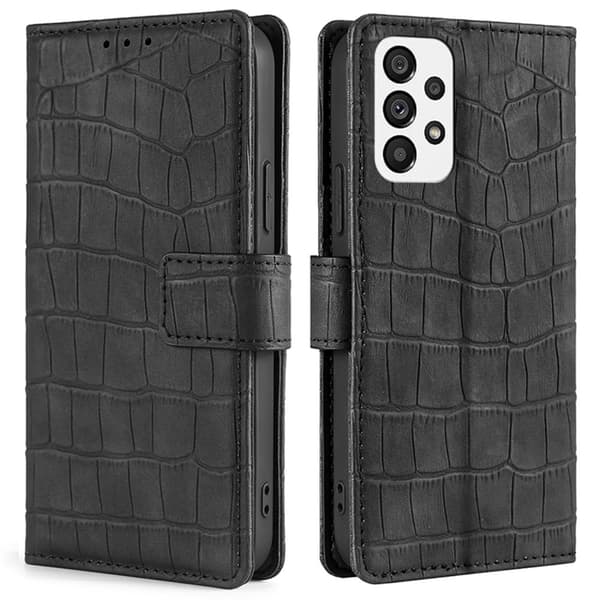 Croco Samsung Galaxy A73 skal - Svart Svart