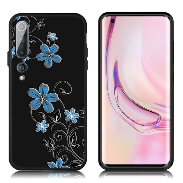 Imagine Xiaomi Mi 10 Pro deksel - Blå blomster Blue