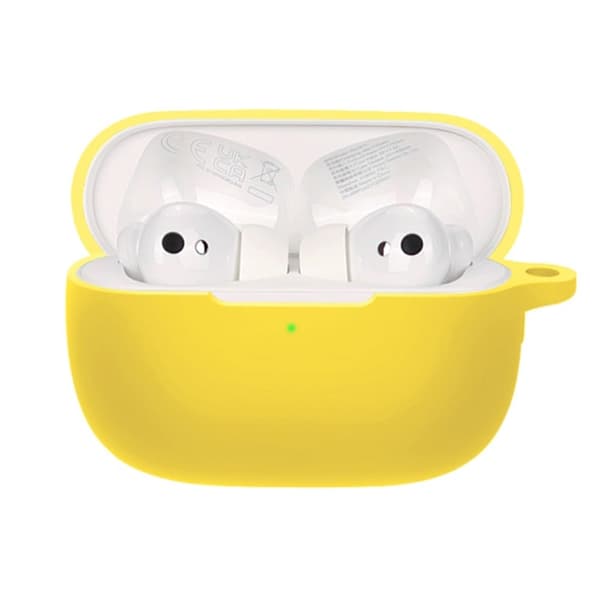Honor Earbuds 3 Pro silikoneetui med spænde - Gul Yellow