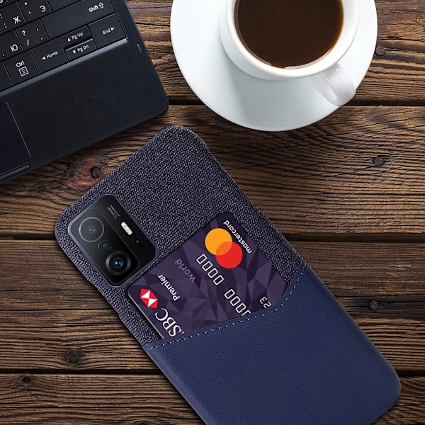 Bofink Xiaomi 11T / 11T Pro Card Suojakuori - Sininen Blue