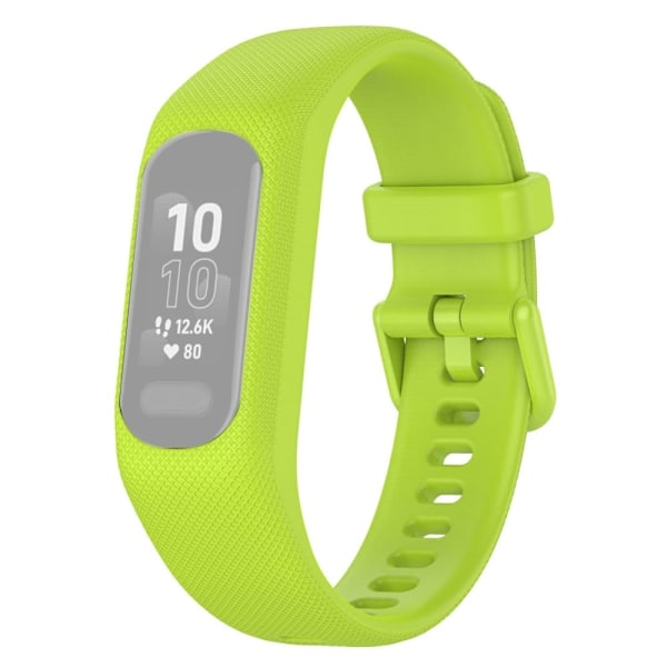 Garmin Vivosmart 5 enkelt klockarmband i silikon - Cyan Grön