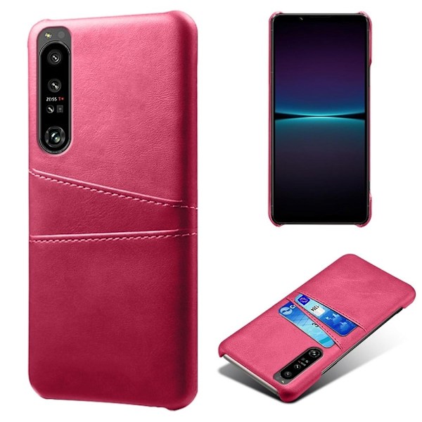 Dual Card Sony Xperia 1 IV kotelot - Ruusu Pink