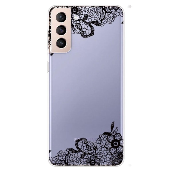 Deco Samsung Galaxy S22 Etui - Lace Blomst Black