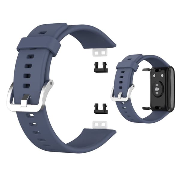 Huawei Watch Fit silicone watch band - Dark Blue Blå