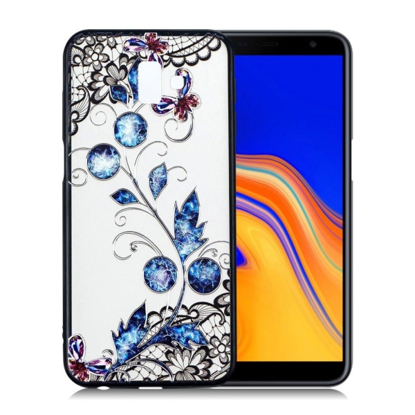 Butterfly läder Samsung Galaxy J6 Plus (2018) fodral - Flerfärga multifärg