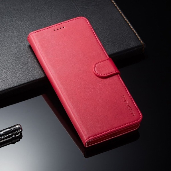 LC.IMEEKE Huawei Mate 20 Pro mobiletui i kunstlæder med kortholder - Rosa Pink