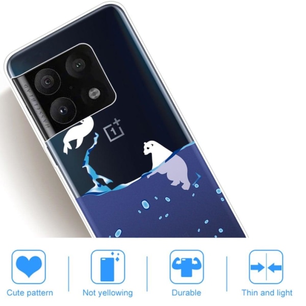 Deco OnePlus 10 Pro Suojakotelo - Polar Bear Blue