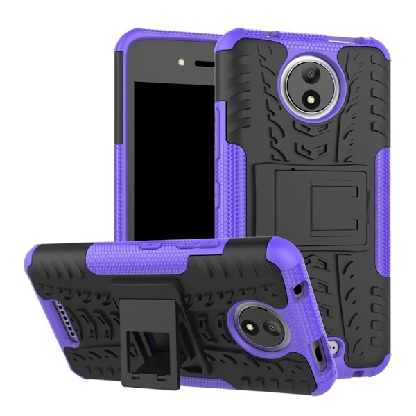 Motorola Moto C Skal med kickstand - Lila Lila