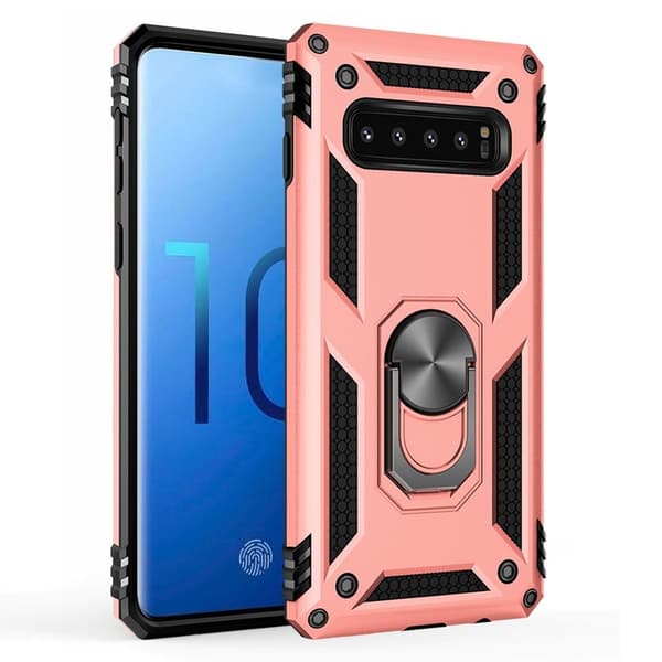 Bofink Combat Samsung Galaxy S10 cover - Rødguld Pink
