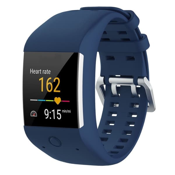 Polar M600 silikone Urrem - Mørkeblå Blue