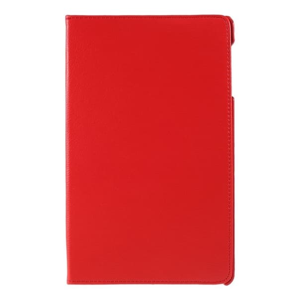 Samsung Galaxy Tab A 10.1 (2019) litchi lædercover - rød Red