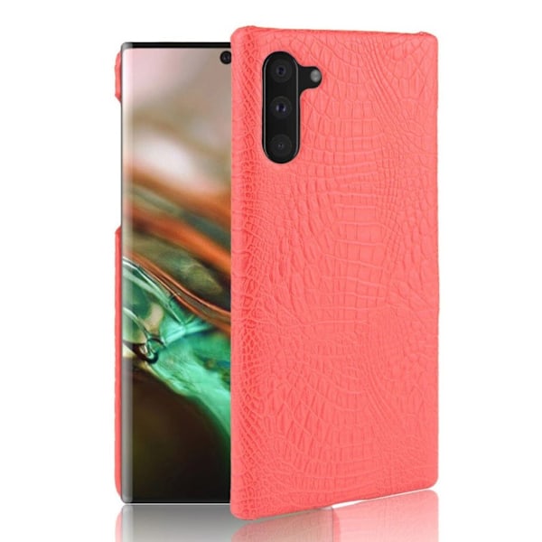 Croco Samsung Galaxy Note 10 cover - Rød Red