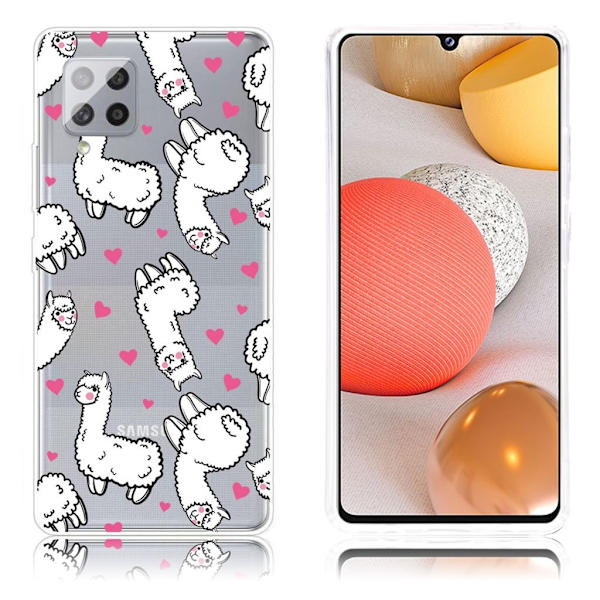 Deco Samsung Galaxy A42 5G Etui - Sau White