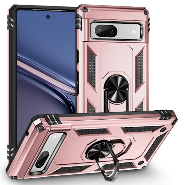 Bofink Combat Google Pixel 7a Suojakotelo - Ruusukulta Pink