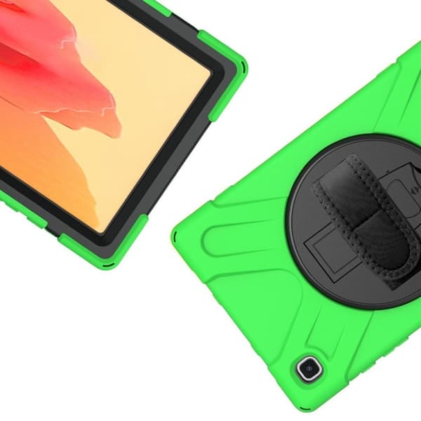 Samsung Galaxy Tab A7 10.4 (2020) 360 asteen silikonikotelo - Vihreä Green