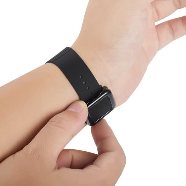 Apple Watch 40mm moderni silikoninen ranneke - Musta Black