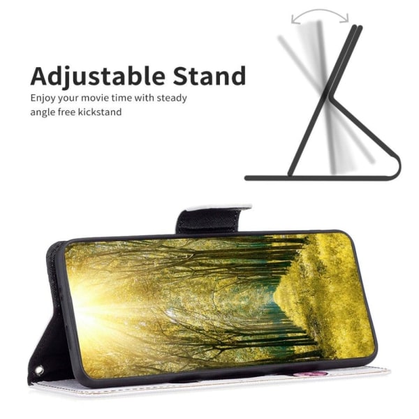 Wonderland Samsung Galaxy A54 Flip Etui - Panda White