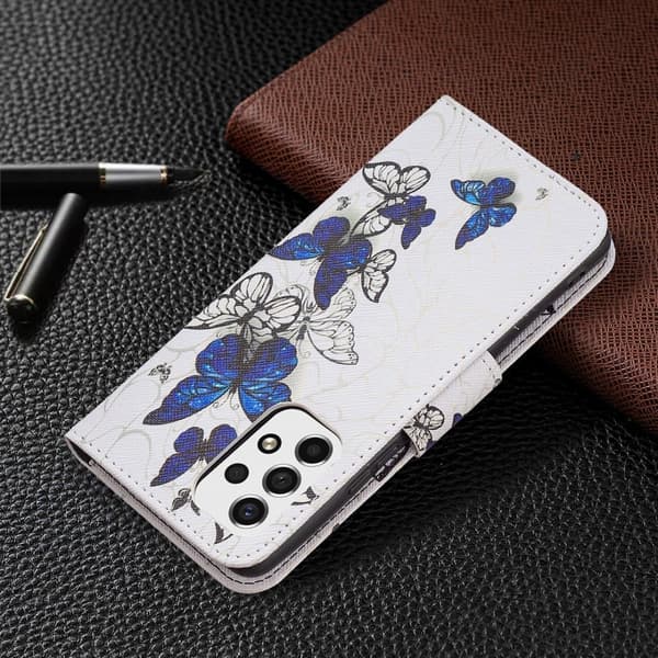 Wonderland Samsung Galaxy A53 5G Flip Etui - Sommerfugle Multicolor