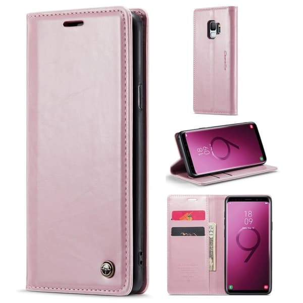CaseMe Samsung Galaxy S9 Smooth Suojakotelo - Pinkki Pink