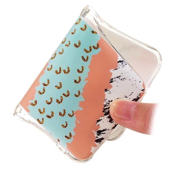 Samsung Galaxy S10 marmor mønstret etui - Model O Multicolor