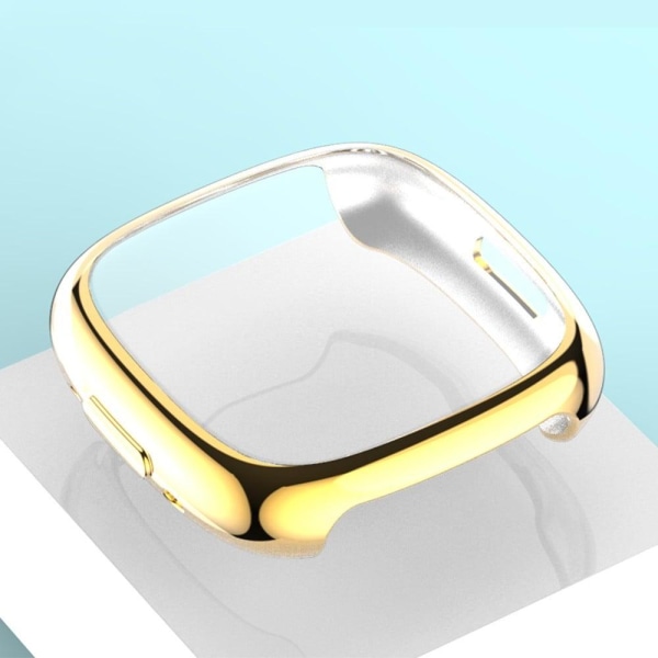 Fitbit Versa 4 elektropläteringsram - Guld Guld