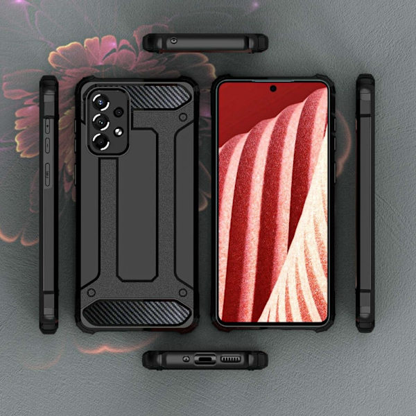 Armour Guard Etui Samsung Galaxy A73 - Sølv Silver grey