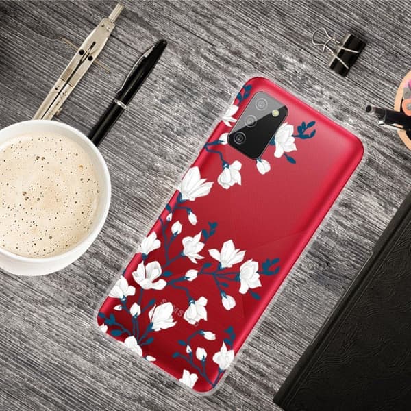 Deco Samsung Galaxy A02s kotelot - Kukka White