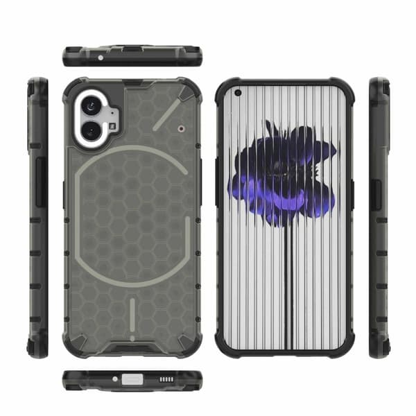 Bofink Honeycomb Nothing Phone (1) Etui - Svart Black