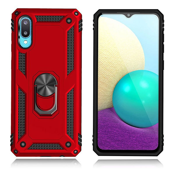 Bofink Combat Samsung Galaxy M02 / A02 Suojakotelo - Punainen Red