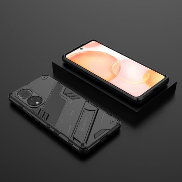 Støtsikkert hybriddeksel for Honor 50 - Svart Black