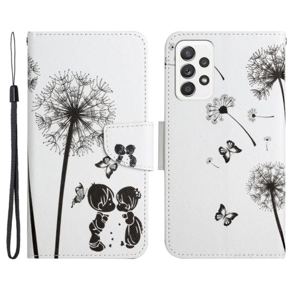 Wonderland Samsung Galaxy A53 5G Flip Etui - Mælkebøtte White