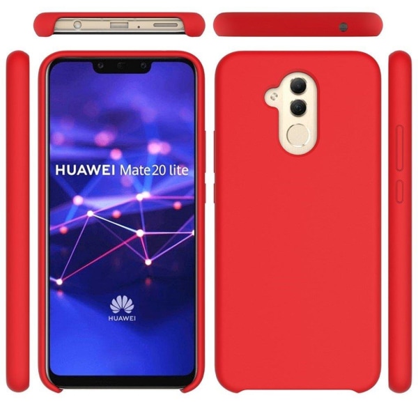 Huawei Mate 20 Lite flydende silikone etui - Rød Red