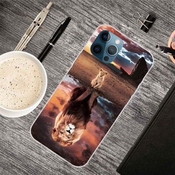 Deco iPhone 14 Pro Max deksel - Løve Orange