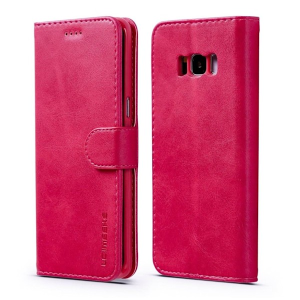 LC.IMEEKE Samsung Galaxy S8 Etui med elegant look - Rosa Pink
