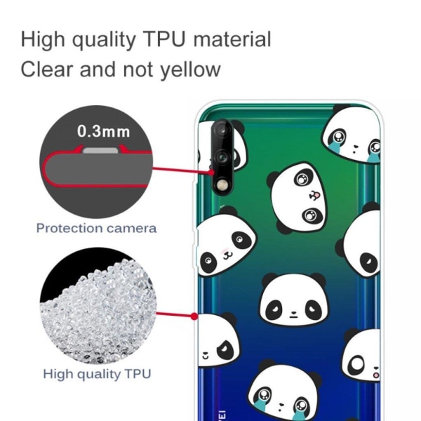 Deco Huawei P40 Lite E Cover - Pandaer Multicolor